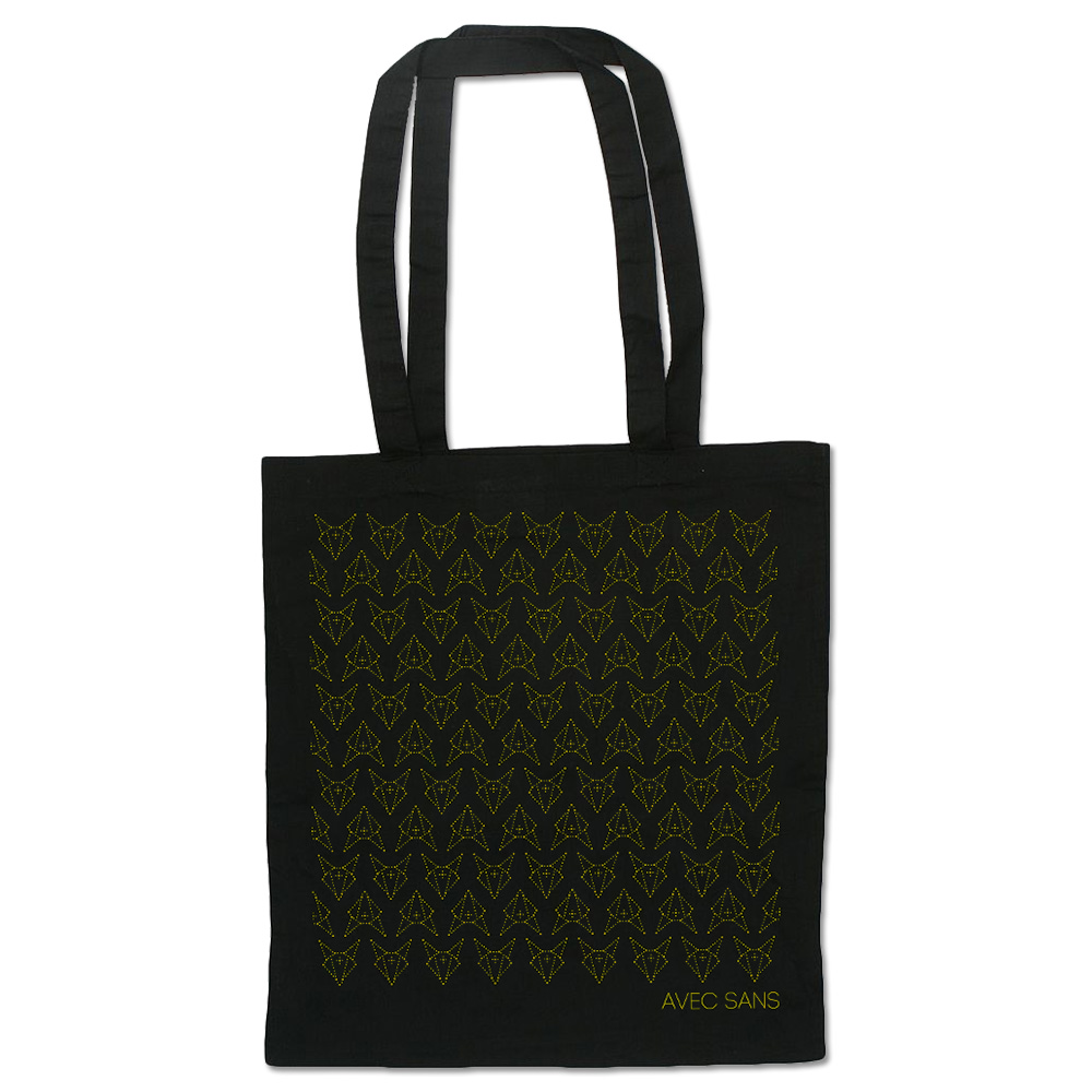 Tote Bag - Fox Head Design - Avec Sans