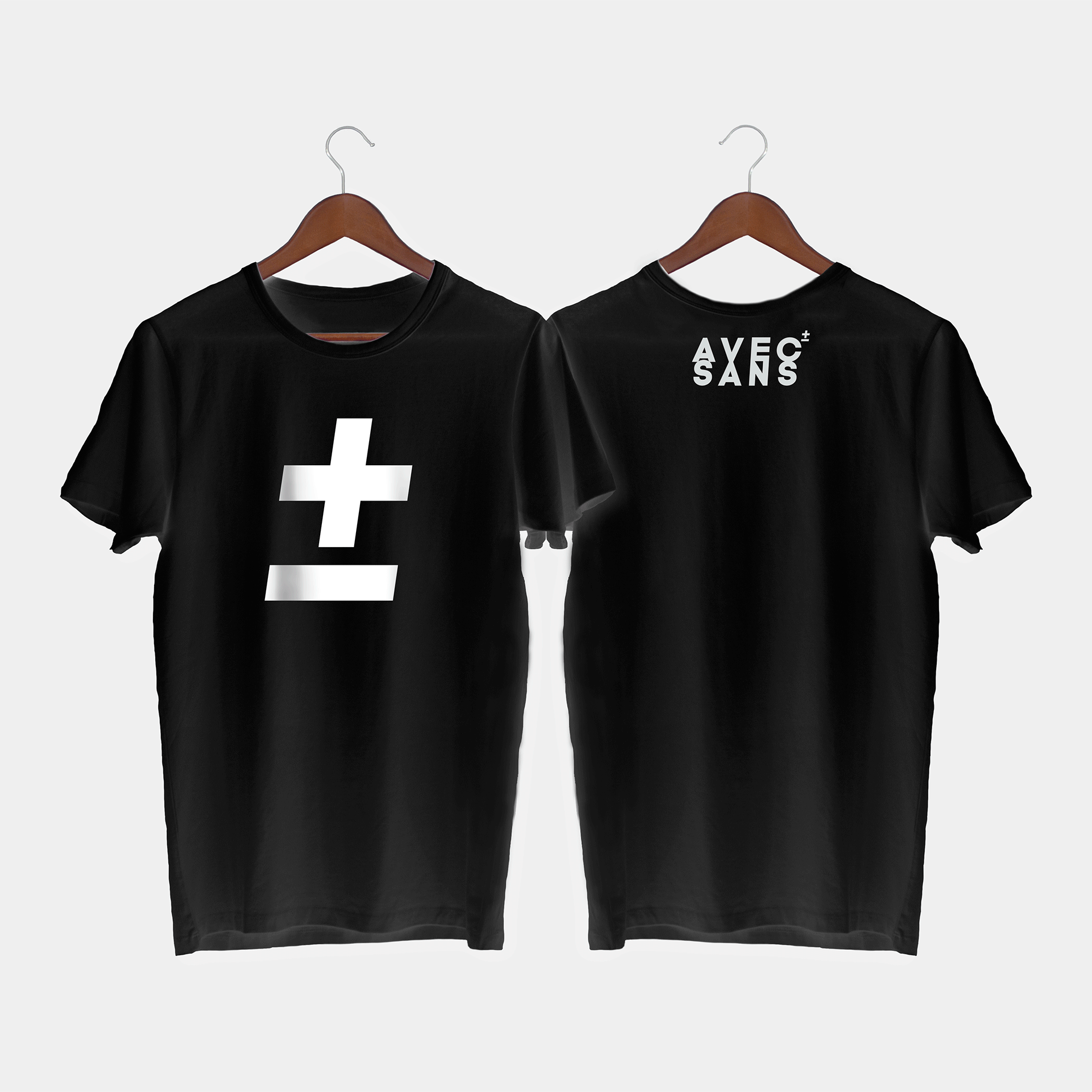 ± T-Shirt (black) - Avec Sans